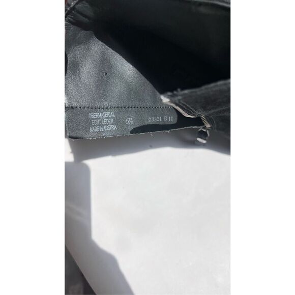 Paul Green Women's Black Suede Leather Side Zip Sloane Lug Sole Bootie Size 9 - Picture 11 of 12